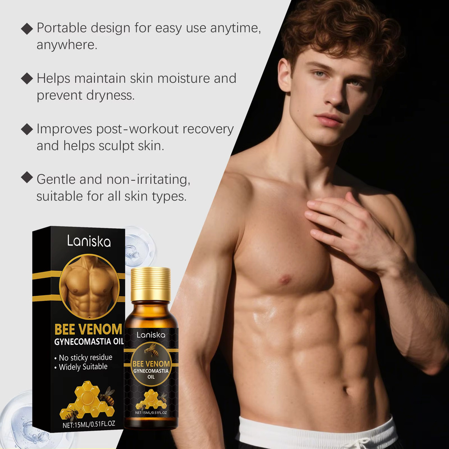 Bee Male Brustverkleinerungsöl für Herren, 15 ml - Bild 6