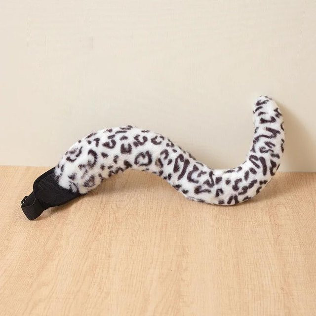 Tier-Schwanz-Plüschtiere, Tiger Löwe Leopard Waschbär, 35cm, ab 14 Jahre - Bild 1