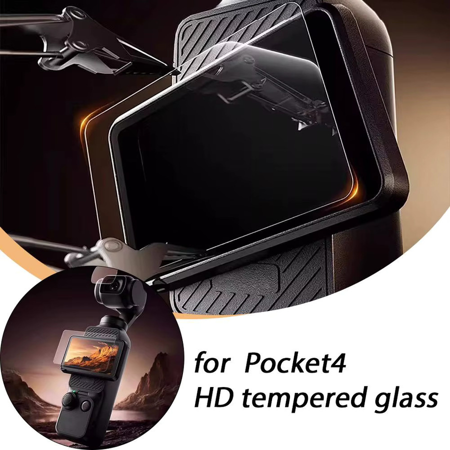 DJI Pocket 4 AR Antireflexions-Schutzfolie für Bildschirm und Gimbal-Kamera in Transparent - Bild 4
