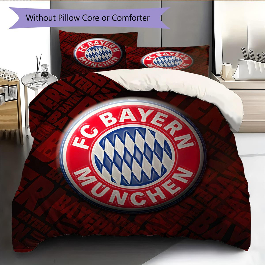 FC Bayern München Bettwäsche Set mit Reißverschluss, 1 Bettbezug und 2 Kissenbezüge, B/H: 260 x 240 cm - Bild 4