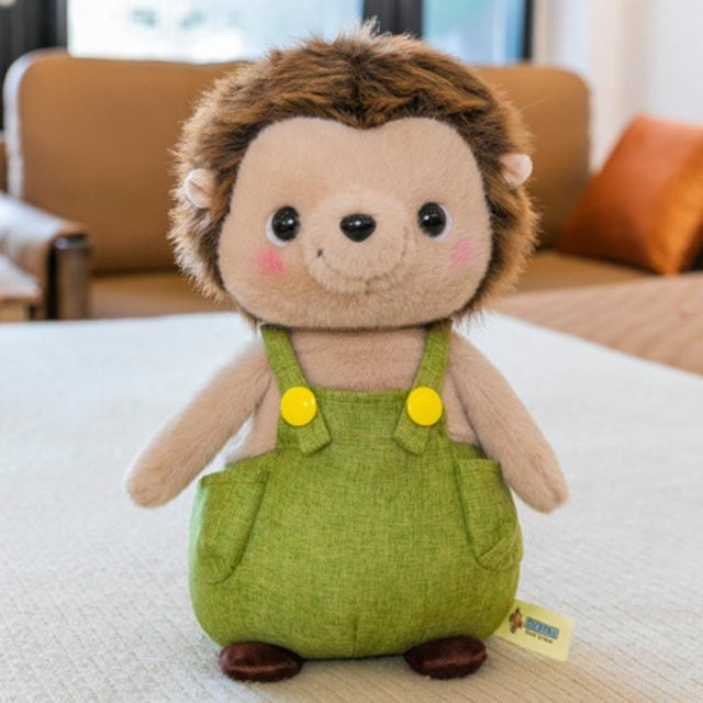 Igelpuppe Plüschtier, grün, 35cm - Bild 1