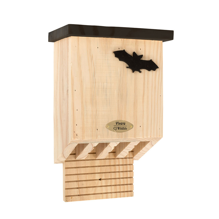 Fledermauskasten Falkenstein von CJ Wildlife in Braun und Schwarz aus Holz - Bild 2