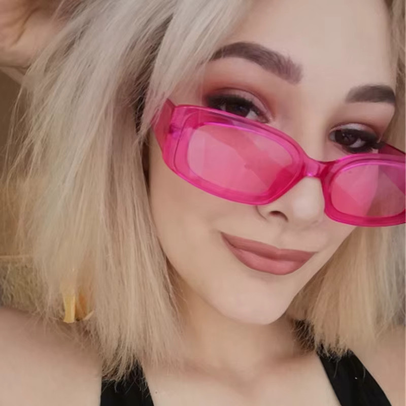 Sonnenbrille, rechteckig, Vollrand, Kunststoff, Unisex - Bild 2