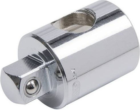 KS Tools CHROMEplus Gleitstück Vergrößerungsadapter 1/4 Zoll Innenaufnahme x 3/8 Zoll Außenantrieb, Silber - Bild 1