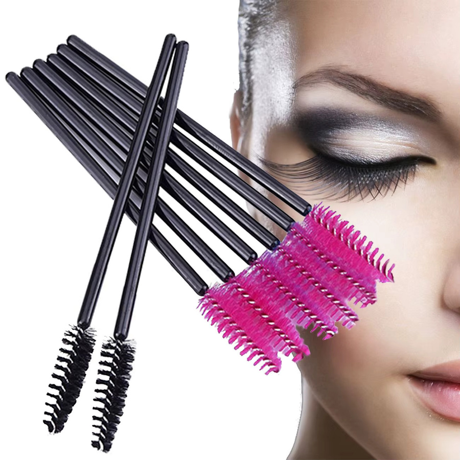HUAZDS Einweg-Wimpernbürsten, 200 Stück, Schwarz, Unisex - Bild 3