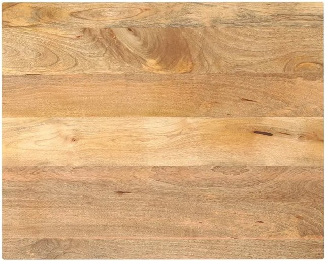 vidaXL Tischplatte aus Massivholz Mango in Braun, Rechteckig, B/T/H: 100 x 80 x 3,8 cm - Bild 1