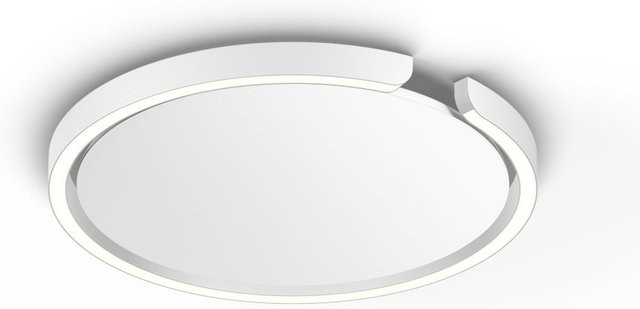 Occhio Mito Soffitto 40 Up LED-Deckenleuchte in Weiß Matt mit Occhio air Modul und x-tra warm LED (2200K - 3500K) sowie Narrow-Cover für gebündeltes Licht - Bild 1