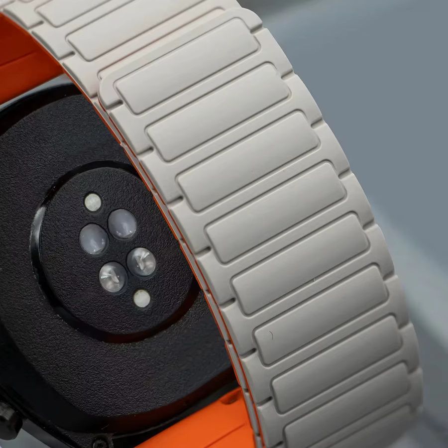 Magnetisches Silikonarmband für Samsung Galaxy Watch, 20mm 22mm, Unisex - Bild 4