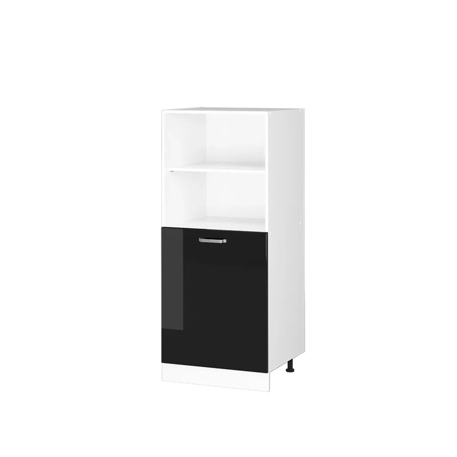 Vicco Vorratsschrank R-Line Solid Küchenschrank modern Weiß Schwarz B: 60 cm, H: 143 cm, T: 39,63 cm - Bild 3