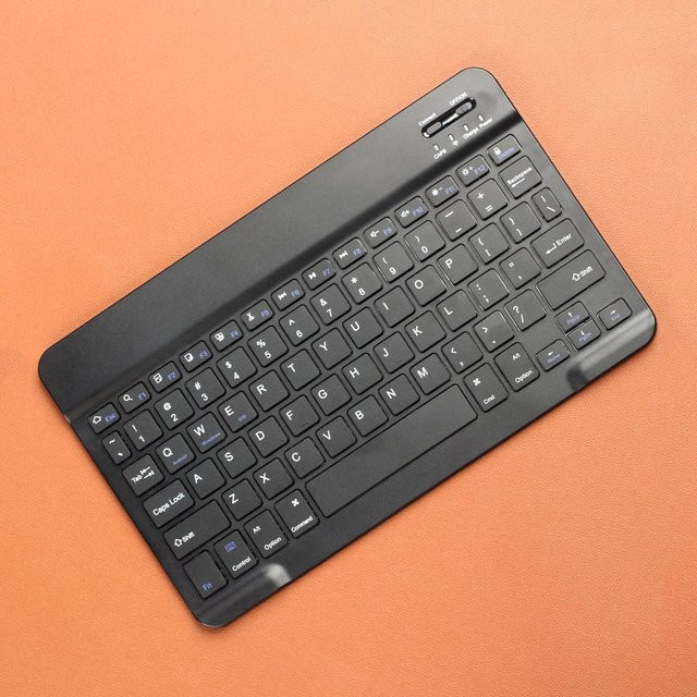 Apple Bluetooth-Kompatible Drahtlose Mini-Tastatur mit 78 Tasten, Wiederaufladbar, Schwarz - Bild 1