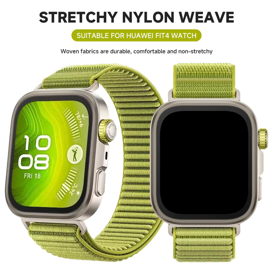 FancyWrist Uhrenarmband Nylon, grün, Unisex - Bild 5