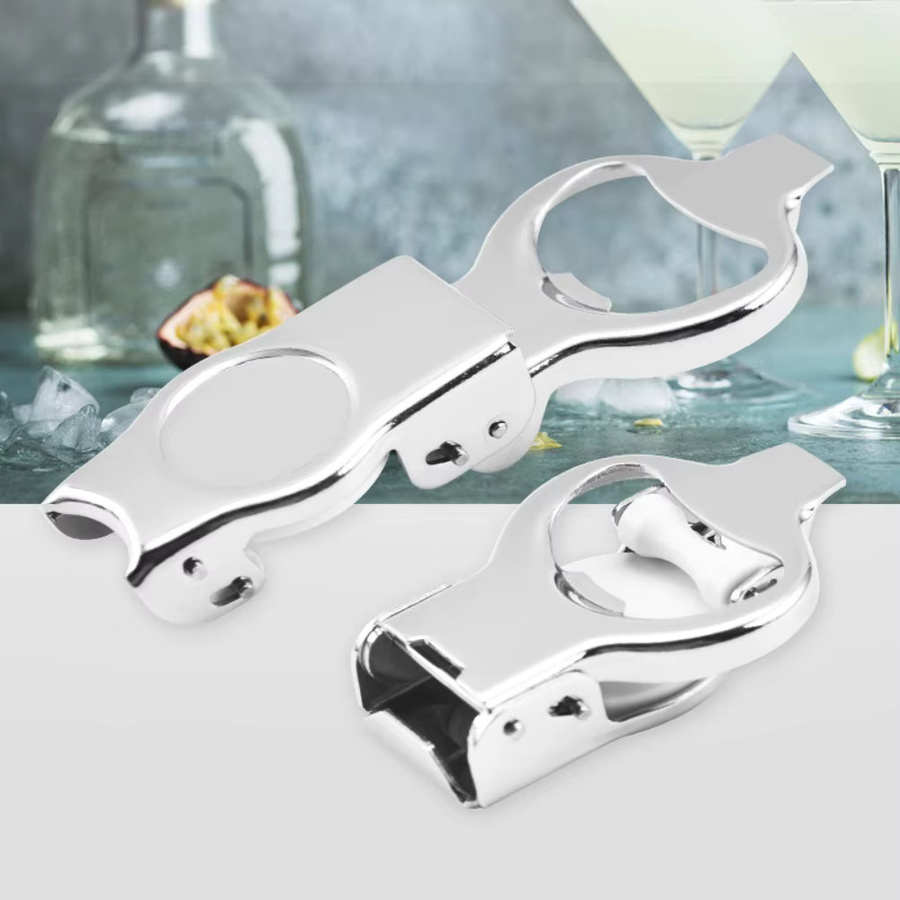 Multifunktionaler Edelstahl Dosenöffner und Flaschenöffner in Silber - Bild 3