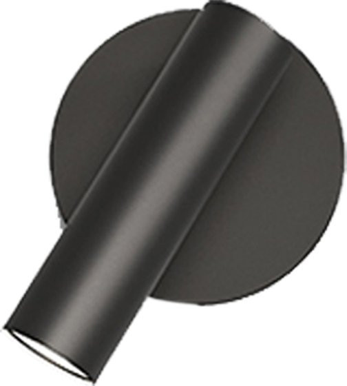 ASCELINA Moderne LED Wandlampe in Schwarz, verstellbare Leselampe mit warmweißem Licht für Schlafzimmer und Flur, 5W - Bild 1