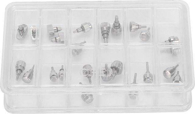 Uhr Reparatur Werkzeug Zubehör, 12 Grid/Box, Push-Press-Taste - Bild 1