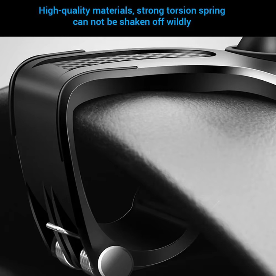 STONEGO Universelle Auto-Handyhalterung in Schwarz für Rückspiegel und Armaturenbrett mit verstellbarem Smartphone-Ständer zur Einhandbedienung - Bild 5