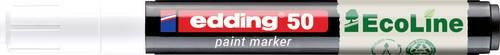 Edding 50 EcoLine Lackmarker Weiß mit 2 mm bis 3 mm breiter Spitze - Bild 1