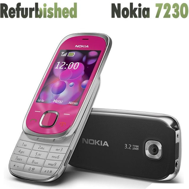 Generalüberholtes Nokia 7230 Mobiltelefon in Rosa mit 2,4 Zoll Display und 3G Unterstützung - Bild 1