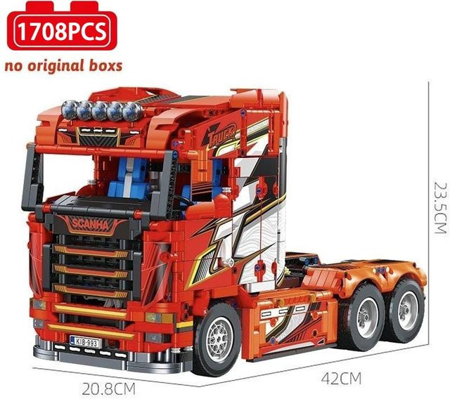 Technische Serie Stadt-Lastwagen, Schwerlastwagen Traktor, Bausteine, ab 14 Jahren - Bild 1