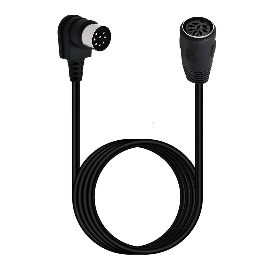 BSN DIN 8Pin Stecker und Buchse Verlängerungskabel in Schwarz für Konferenz-Audiosysteme und Handmikrofone - Bild 3