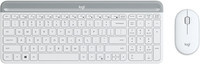 Logitech MK470 Slim Combo kabelloses Tastatur-Maus-Set in Silber und Weiß mit QWERTY-Layout - Bild 1