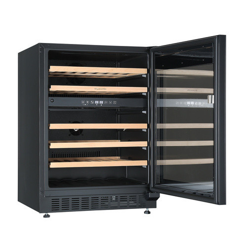 Wolkenstein Weintemperierschrank UWTS129-46ED Unterbaugerät mit 2 Temperaturzonen, Schwarz, B/H/T: 59,5 x 82 x 57 cm - Bild 3