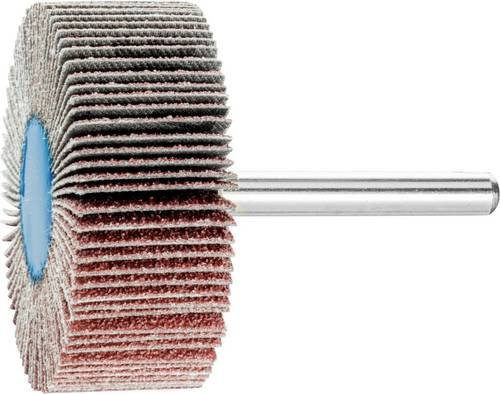 PFERD Korund Fächerschleifer A60 für Feinschliff und Finish, Durchmesser: 50 mm, Breite: 20 mm, Schaft-Durchmesser: 6 mm, 10 Stück, Multicolor - Bild 1
