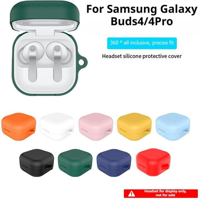 Stoßfeste Silikonhülle für Samsung Galaxy Buds 4 und Buds 4 Pro zum Schutz der Ladehülle - Bild 1