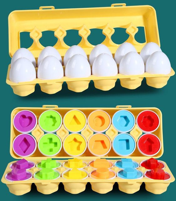 Happy Time For kids Montessori Sensorisches Babyspielzeug 12-teiliges Set - Bild 1
