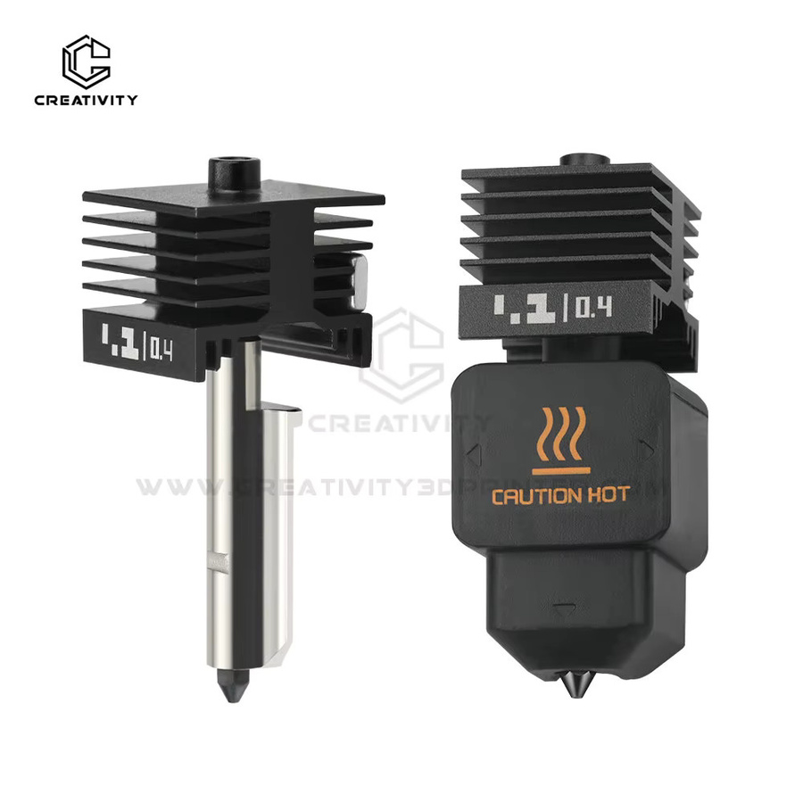 Bambu Lab H2D Hotend-Kit mit gehärteter Stahldüse in Schwarz für A1 und A1mini 3D-Drucker (0,4 mm / 0,6 mm / 0,8 mm) - Bild 5