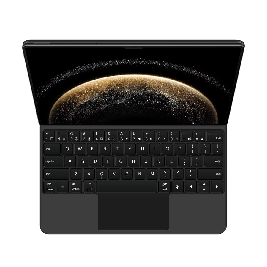 Huawei Magic Keyboard für MatePad Pro 13.2 in Schwarz mit Beleuchtung, Touchpad und schwebendem Design - Bild 2