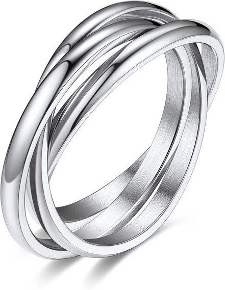 POMOiii Ring Edelstahl, Weiß, Unisex - Bild 1