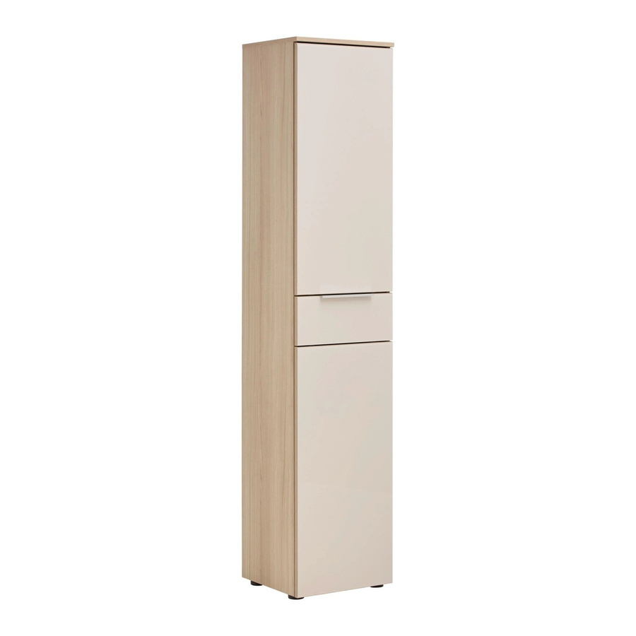 Mömax Schranksystem Siena in Kaschmir und Eichefarben mit Glastüren und Soft-Close-Funktion - Bild 2