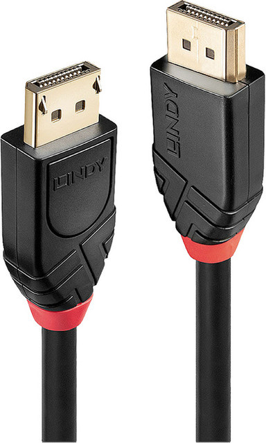 Lindy DisplayPort 1.2 Kabel aktiv Schwarz 15,0 m mit 4K Unterstützung - Bild 1