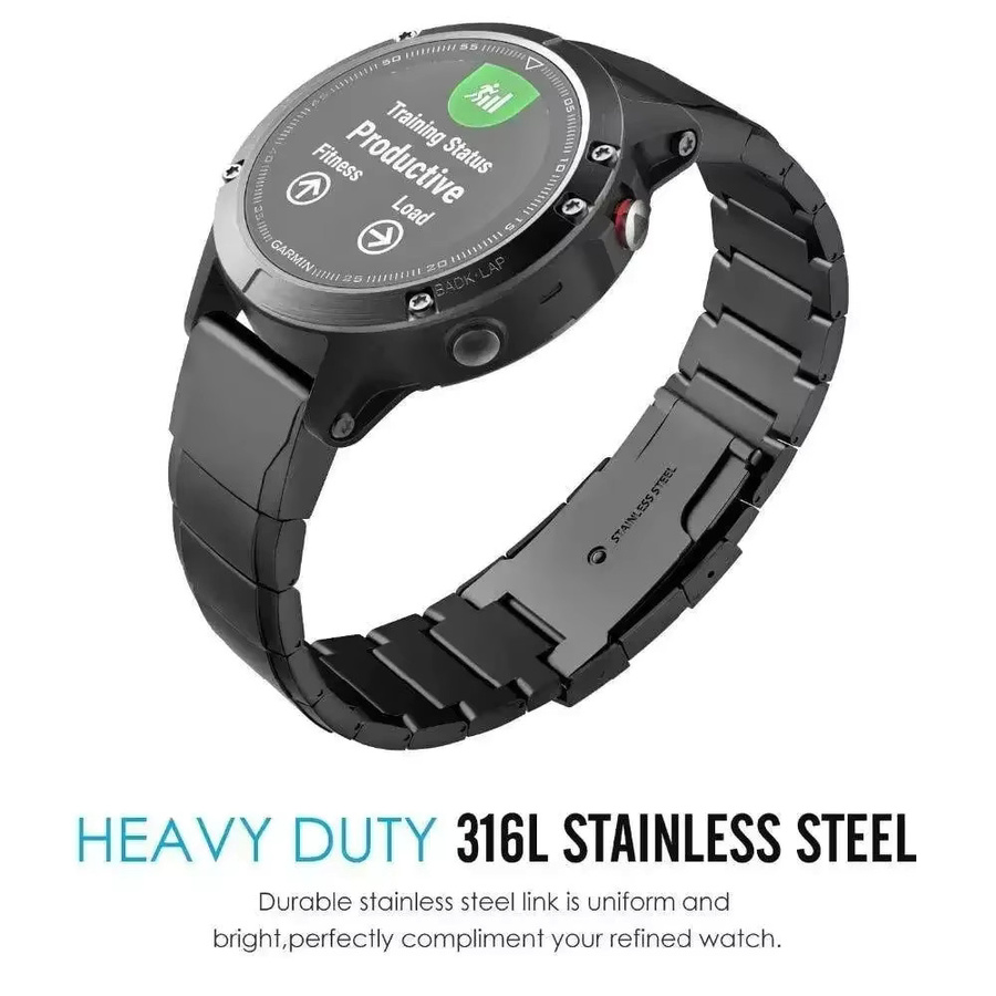 Geekthink Uhrenarmband Edelstahl, Silber, Unisex - Bild 2