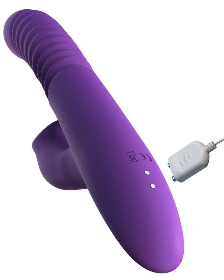 Pipedream Fantasy For Her Rabbitvibrator zur Klitorisstimulation in Lila, Länge: 23,5 cm - Bild 4