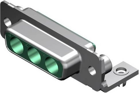 Molex 173107-0617 D-SUB Steckverbinder in Grün und Silber - Bild 1
