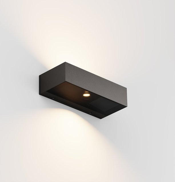 IP44.DE iem.2 LED-Wandleuchte in Braun, dimmbar, Up-Down-Licht für Garten und Terrasse - Bild 1