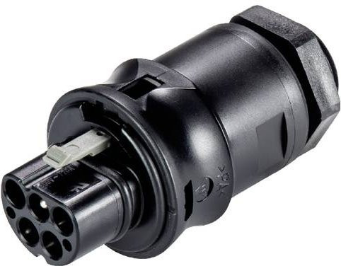 Wieland Electric 96.042.6053.1 Geräteanschluss in Schwarz - Bild 1