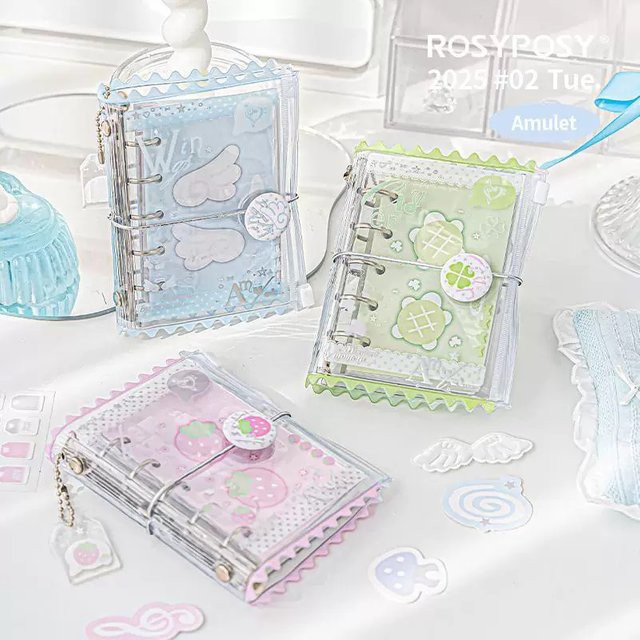 MINKYS M5 Tragbares Notizbuch in Bonbonform, Kawaii Planer für jährlich, wöchentlich und täglich, Grün - Bild 1