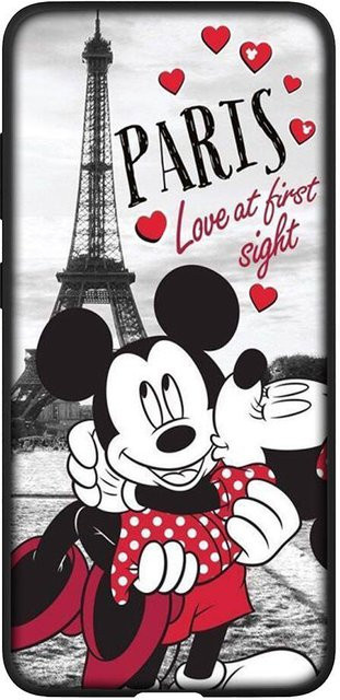 Niedliche Mickey Maus und Minnie Maus Handyhülle für Samsung Galaxy und Redmi Note Modelle in Rehbraun - Bild 1