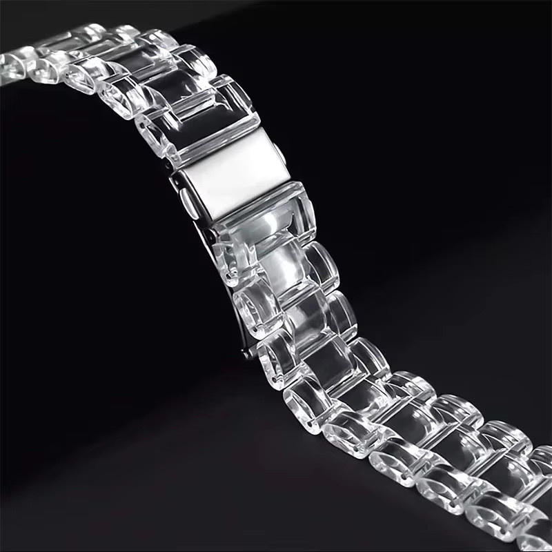 NEY Uhrenarmband Acryl, transparent, Samsung Galaxy Watch, Huawei GT - Bild 2