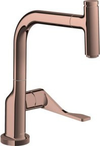 Hansgrohe Axor Citterio Spültisch-Einhebelmischer mit Ausziehbrause in Polished Red Gold - Bild 1