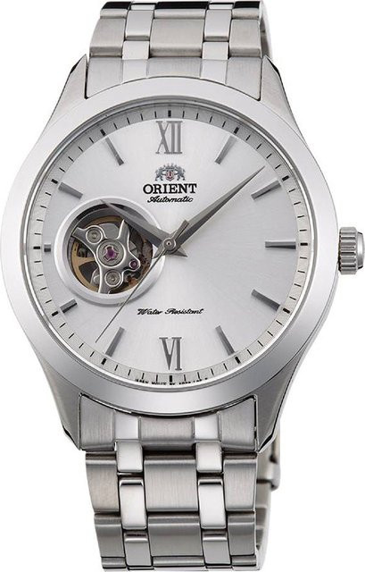 Orient Automatik Armbanduhr, Edelstahl, Silber, 39 mm, Herren - Bild 1