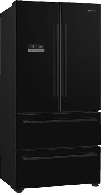 Smeg French Door Kühlschrank FQ55FNDE in Schwarz - Bild 1