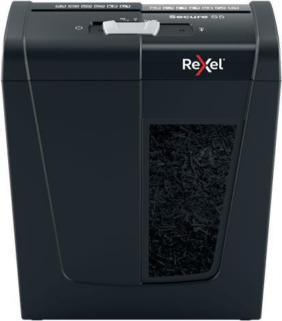 Rexel Secure S5 Aktenvernichter für Papier und Kunststoff in Schwarz - Bild 1