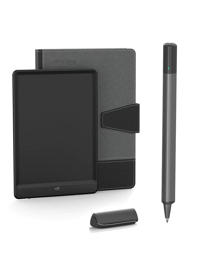 NEWYES SyncPen 4 Smart Pen mit digitalem Notizbuch, kabelloser Bluetooth-Stift mit OCR-Funktion und radierbarem Gelstift in Grau - Bild 5