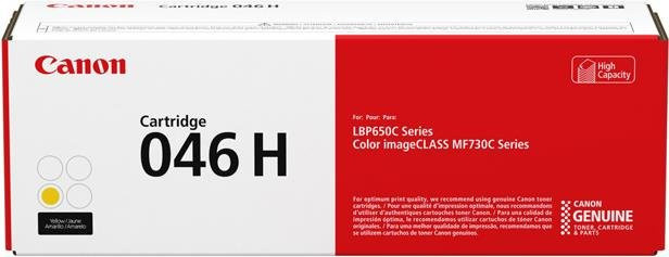 Canon 046H Original Tonerpatrone Gelb für imageCLASS und i-SENSYS Drucker (1251C002) - Bild 1