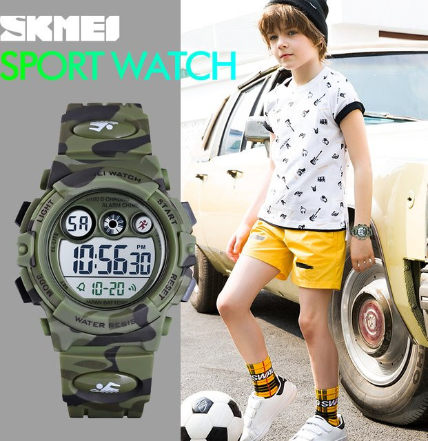 SKMEI Digitaluhr, Kunststoff, Bunt, Kinder - Bild 1