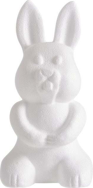 VBS Styroporform Hase in Weiß für Ostern und Bastelarbeiten - Bild 1