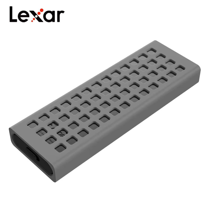 Lexar E300 M.2 NVMe SSD-Gehäuse USB-C USB 3.2 Gen 2 Mobil, Grau - Bild 4